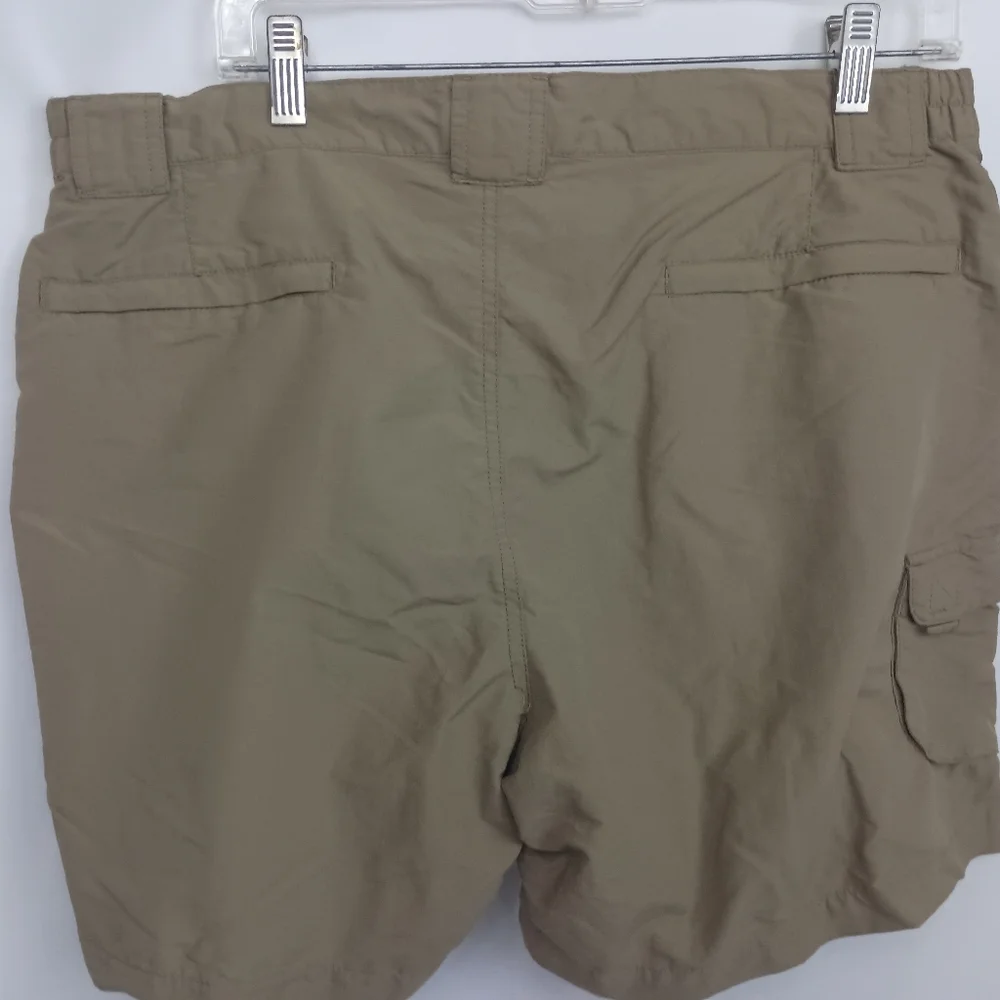 L.L BEAN‎ Large Khaki Brown Tan Cargo Summer Shorts (#99)